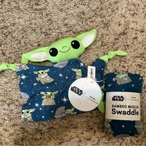 Little Sleepies Baby Yoda Swaddle NWT